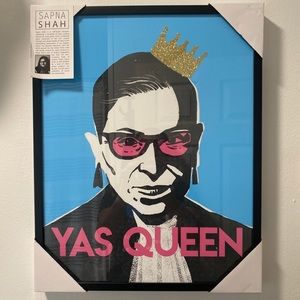 YAS QUEEN RBG Framed Print